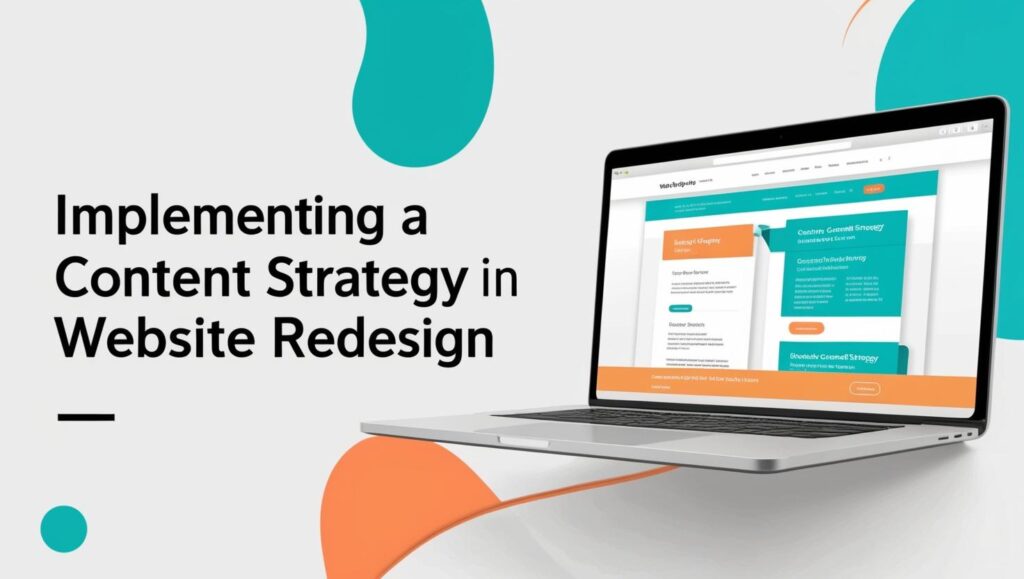 a blog image showing Implementing a Content Strategy In Website Redesign strategies
