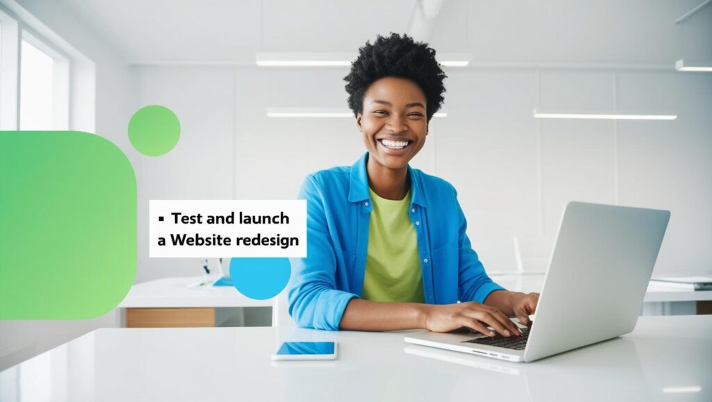 Someone Testing and Launching Your Website Redesign