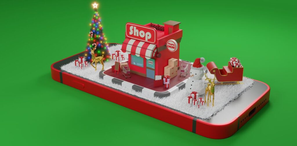 an image of a mobile phone with a shop on it showing the power of Digital-Marketing-in-Kenya