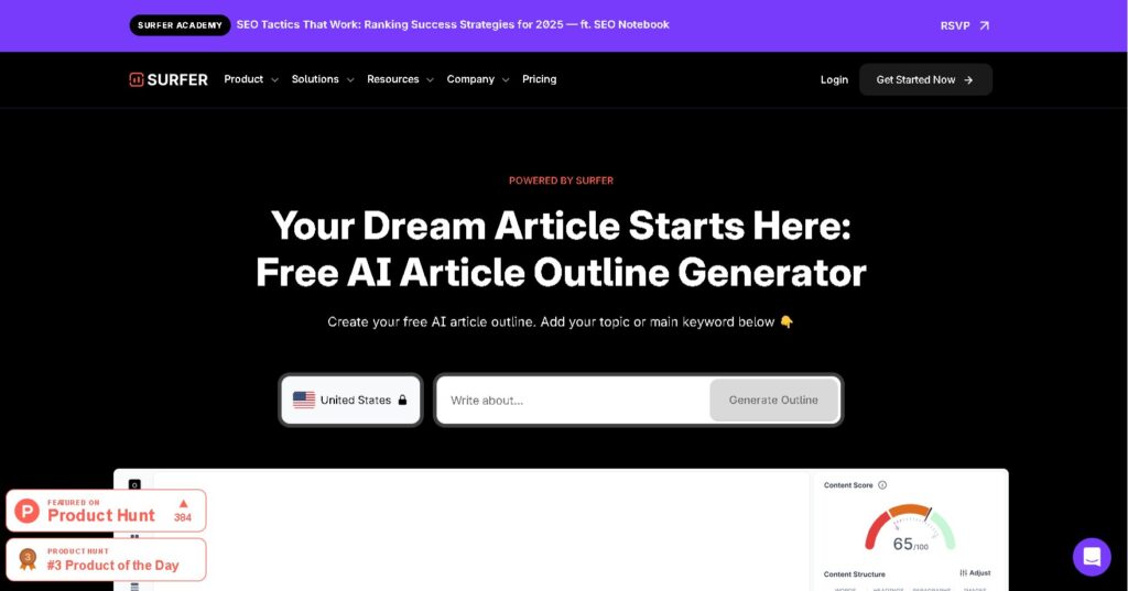 A screenshot of why Surfer SEO succeeds at AI SEO writing