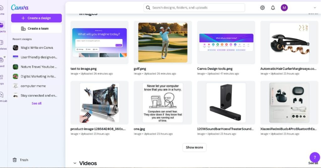 using canva for personal use as an effective AI tool for content creation