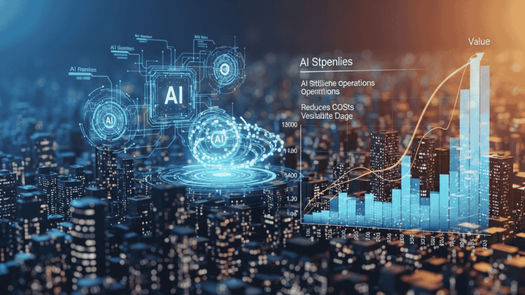 an image showing How AI Web design slashes Expenses While Boosting Value