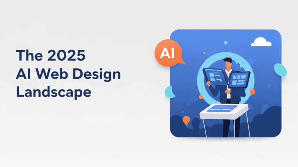 image showing The 2025 AI Web Design Landscape