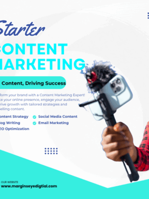 the content marketing package with the services that will be offered