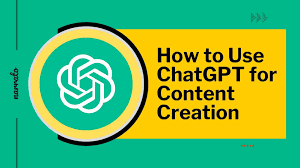 an image showing the chatgpt logo showing how to sue chatgpt for content creation