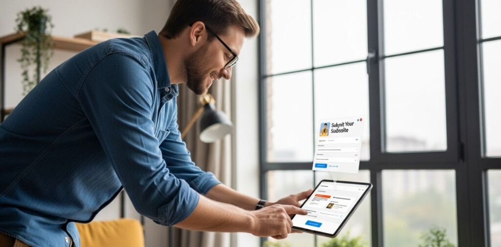 using AI to help you to submit your website to google