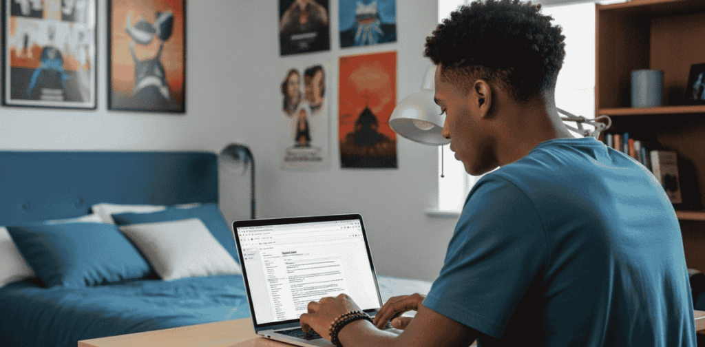 an image of someone Crafting Irresistible Subject Lines with AI Powered Email Marketing