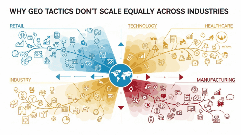 The GEO Playbook For true value in Every Industry for stunning results 1 why GEO tactics don't scale equally across industries