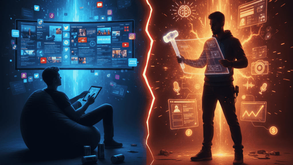 You're Consuming, Not Creating one of the 3 Signs You're Not Making Sales