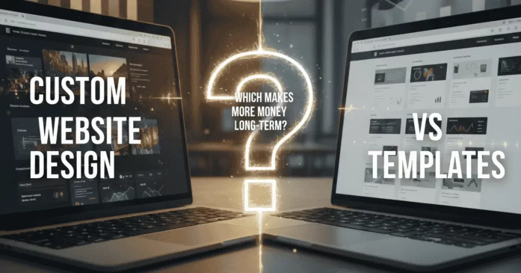 Focus: Custom Website Design Vs Templates: Which Makes More Money Long-Term?