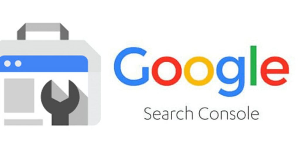 The official Google Search Console logo, featuring the multi-colored brand name and a grey toolbox icon. This image serves as the main visual for our comprehensive google search console setup guide.